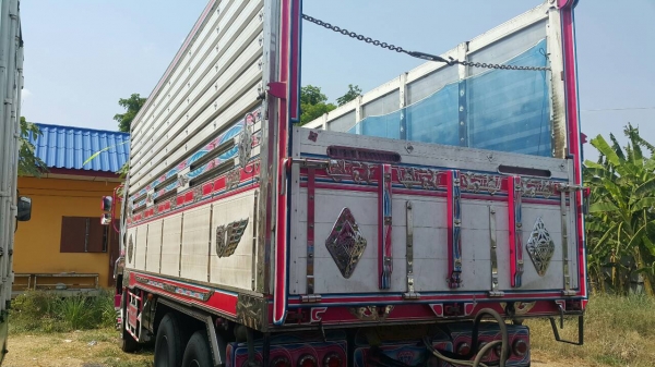 ขายด่วนรถพ่วงดั้มสวยๆ360 ปี57 ลูกยกล้อได้ สวยกริ๊บ จัดแนนซ์ได้