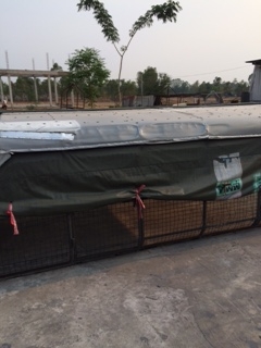 ขายด่วนกระบะไม้พร้อมโครงหลังคา