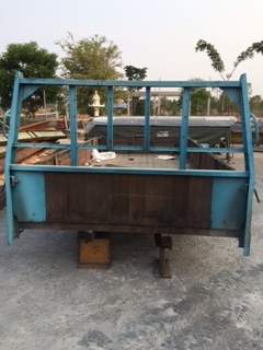 ขายด่วนกระบะไม้พร้อมโครงหลังคา