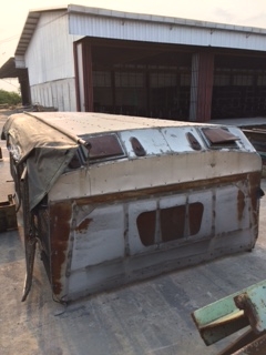 ขายด่วนกระบะไม้พร้อมโครงหลังคา