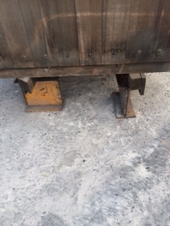 ขายด่วนกระบะไม้พร้อมโครงหลังคา