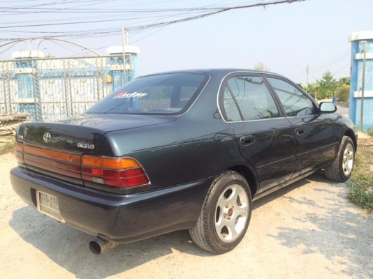 ขาย ae101 auto สีน้ำเงิน ปี93 เครื่อง1600 แก๊ส ดิส4ล้อ เบาะปรับสูงต่ำได้ รถสวยพร้อมใช้