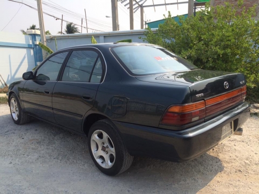 ขาย ae101 auto สีน้ำเงิน ปี93 เครื่อง1600 แก๊ส ดิส4ล้อ เบาะปรับสูงต่ำได้ รถสวยพร้อมใช้