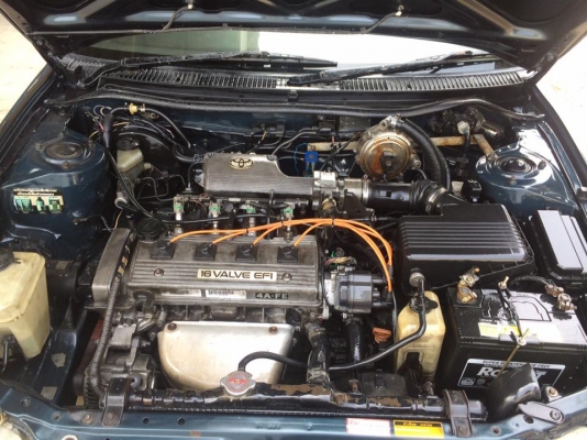 ขาย ae101 auto สีน้ำเงิน ปี93 เครื่อง1600 แก๊ส ดิส4ล้อ เบาะปรับสูงต่ำได้ รถสวยพร้อมใช้