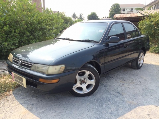 ขาย ae101 auto สีน้ำเงิน ปี93 เครื่อง1600 แก๊ส ดิส4ล้อ เบาะปรับสูงต่ำได้ รถสวยพร้อมใช้