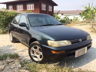 ขาย ae101 auto สีน้ำเงิน ปี93 เครื่อง1600 แก๊ส ดิส4ล้อ เบาะปรับสูงต่ำได้ รถสวยพร้อมใช้