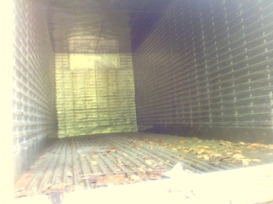 ขายตู้ห้องเย็นรถ 10 ล้อยาว 6 เมตร กว้าง 2.50 เมตร ประตู 2 บาน ราคา 80000