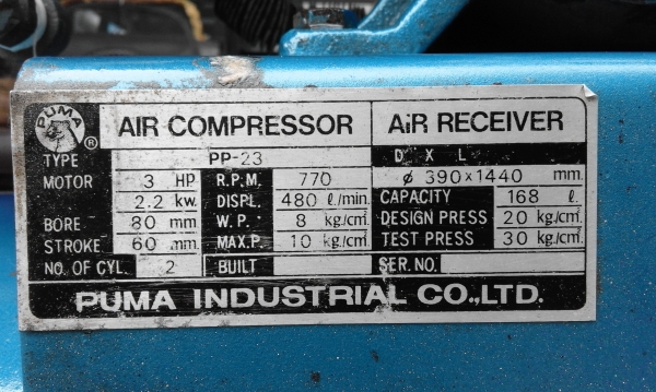 ขายปั๊มลมPUMA ขายปั๊มลมPUMA