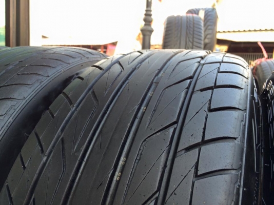 (มือ2)ce28ขอบ15"4รู100กว้าง8"ออฟ28 ยาง195/50/15ปี14 #ขายยกชุด4ล้อ 9,500.฿