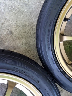 (มือ2)ce28 ขอบ16"4รู100+ยางบริสโตน.my-02 #ขายยกชุด4ล้อ 8,900.฿ *+#ฝาดุมซิ่งเรียบ ล้อสวย สภาพดี