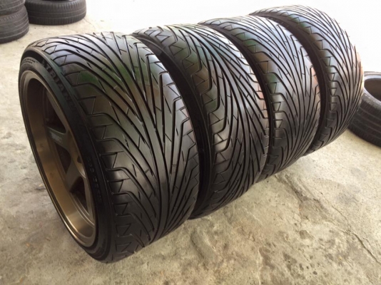 สายซิ่งกระบะ‬(มือ2)TE37 งาน&lrm;Etonยอดฮิด‬ ขอบ18" ใส่5รู114  น9.5",ล10.5"ยางปี15 ดอกเพียบ น235/40+ล265/35  ‪#&lrm;ยกชุด4ล้อ‬ 14,500.฿ ( *สีเดิม มีดุ่งนิดๆหลัง1วง ล้อ ใช้งานได้ปกติ ไม่มีปัญหา ใส่ไป4-5เดือน)