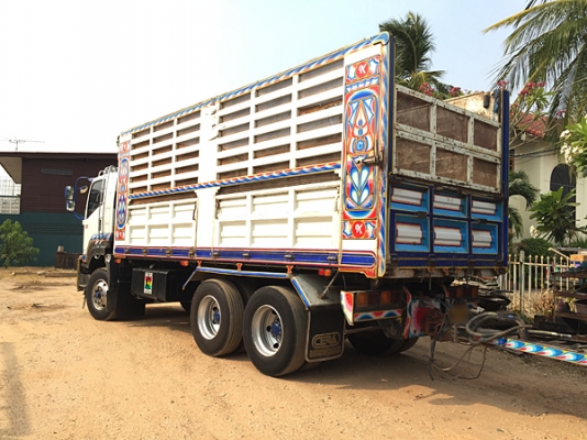 ขายรถพ่วงดั้ม 22 ล้อ ISUZU DECA 360 ปลายปี 56 สภาพเดิมๆ เครื่องดี คัสซีสวย