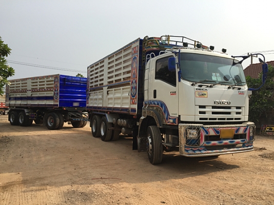 ขายรถพ่วงดั้ม 22 ล้อ ISUZU DECA 360 ปลายปี 56 สภาพเดิมๆ เครื่องดี คัสซีสวย ขายรถพ่วงดั้ม 22 ล้อ ISUZU DECA 360 ปลายปี 56 สภาพเดิมๆ เครื่องดี คัสซีสวย