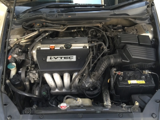 Honda Accord 2.4EL ปี 2003 ท็อปสุด เดิมทั้งคันไม่เคยเชียวชน แก๊ซหัวฉีด LPG เอกสารพร้อมโอน