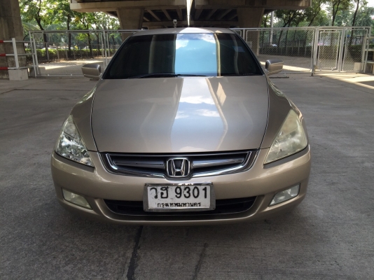 Honda Accord 2.4EL ปี 2003 ท็อปสุด เดิมทั้งคันไม่เคยเชียวชน แก๊ซหัวฉีด LPG เอกสารพร้อมโอน