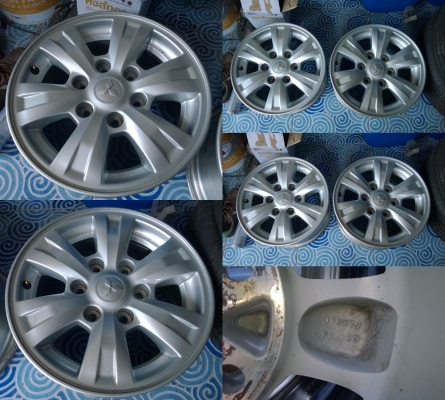 ล้อแม็ก Triton Plus 2วง สภาพเดิมๆไม่คดไม่ดุ้ง ราคาคู่ละ 2,500 บาท แยกวงละ 1,500 บาท สนใจติดต่อ 086-527-6902 ดูรับของท่าน้ำปิ่นเกล้า