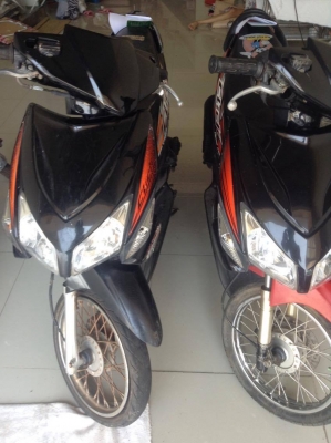 เเพ็คคู่ ฮอนด้าคลิก110 ราคา18500 T.0829185475