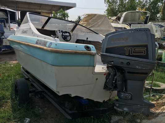 สำราญมารีน ขายเรือมีห้องนอน18ฟุต ไม่รวมเครื่อง