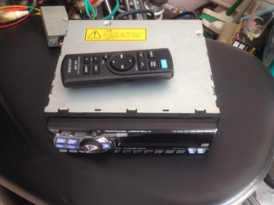 ALPINE CDA 9815 J CD MP3 รุ่นใหญ่ปรีเอ้า3ชุด เก่าญี่ปุ่นสภาพสวยรีโม้ตครบ
