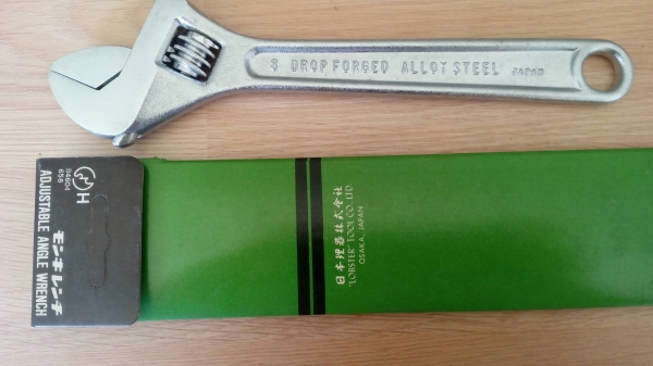 ขายประแจเลื่อนตรากุ้งLOBSTER Made in Japan. ขนาด8" ขายประแจเลื่อนตรากุ้งLOBSTER Made in Japan. ขนาด8"