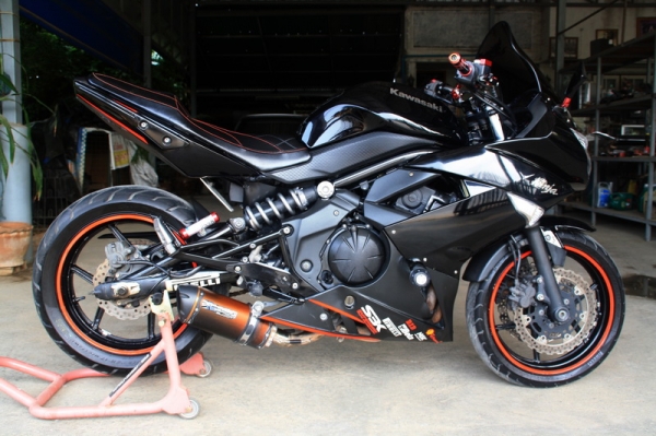 ขาย KAWASAKI NINJA 650 ปี2009 ABS ท่อสูตร แต่งเต็มคัน ทะเบียนโอน 127000