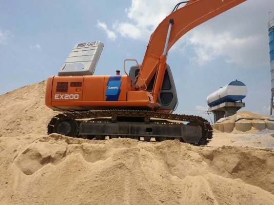 ขายรถแบคโฮ HITACHI EX200-3 ไม่มีเอกสาร ระบบไฟเต็ม แอร์พร้อม ราคา 850000