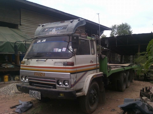ขายรถบรรทุก 10 ล้อพื้นเรียบ ISUZU JCM เครื่อง EH700 168 แรงม้า ราคา 290000