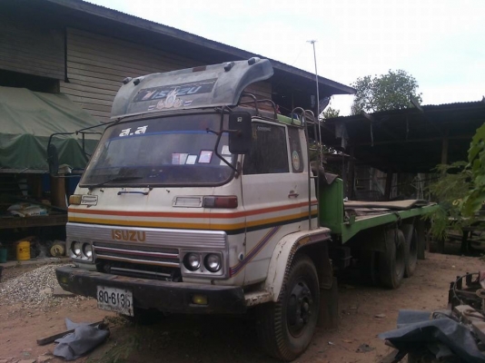 ขายรถบรรทุก 10 ล้อพื้นเรียบ ISUZU JCM เครื่อง EH700 168 แรงม้า ราคา 290000