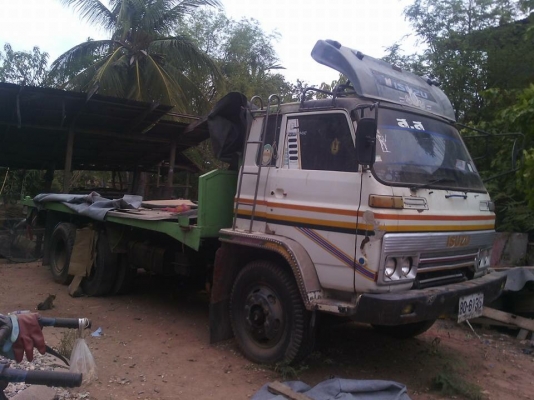 ขายรถบรรทุก 10 ล้อพื้นเรียบ ISUZU JCM เครื่อง EH700 168 แรงม้า ราคา 290000