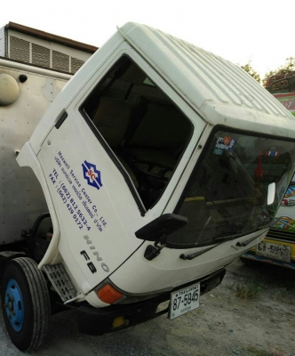 หปรับราคา 295,000บ หกล้อ ฮีโน่ FB112WO4D117 บรรทุกตู้แห้ง ช่วงยาว 4.30ม สภาพดีสวยบางเดิม แอร์เย็นๆ พร้อมใช้งาน ทะเบียนพร้อมโอน