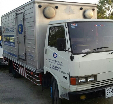 หปรับราคา 295,000บ หกล้อ ฮีโน่ FB112WO4D117 บรรทุกตู้แห้ง ช่วงยาว 4.30ม สภาพดีสวยบางเดิม แอร์เย็นๆ พร้อมใช้งาน ทะเบียนพร้อมโอน