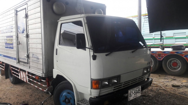 หปรับราคา 295,000บ หกล้อ ฮีโน่ FB112WO4D117 บรรทุกตู้แห้ง ช่วงยาว 4.30ม สภาพดีสวยบางเดิม แอร์เย็นๆ พร้อมใช้งาน ทะเบียนพร้อมโอน