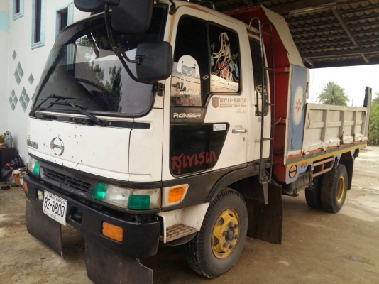 ขายรถหกล้อดัมพ์ HINO FD2JKB เครื่อง JO8C-210 แรง ปี 23 รถใช้งานอยู่ ทะเบียนพร้อม