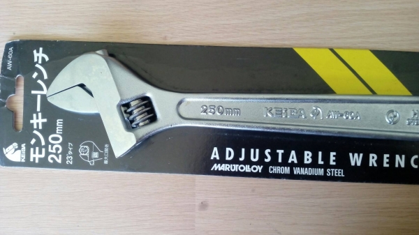 ขายประแจเลื่อนขนาด10" KEIBA Made in Japan. งานเก่าเก็บ ขายประแจเลื่อนขนาด10" KEIBA Made in Japan. งานเก่าเก็บ