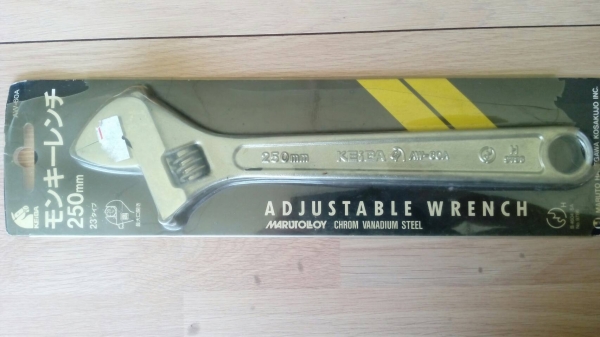 ขายประแจเลื่อนขนาด10" KEIBA Made in Japan. งานเก่าเก็บ