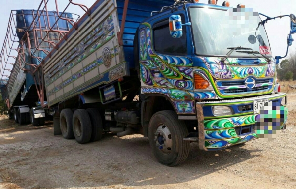 สิบล้อพ่วง ฮีโน่ 344ปี56แม่ลูก3คาน ดั้มมีเนียม สวยๆสภาพดีเดิมๆสวยกริ๊ปพายในครบ เล่มทะเบียนพร้อมโอน