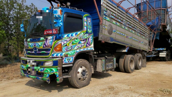 สิบล้อพ่วง ฮีโน่ 344ปี56แม่ลูก3คาน ดั้มมีเนียม สวยๆสภาพดีเดิมๆสวยกริ๊ปพายในครบ เล่มทะเบียนพร้อมโอน