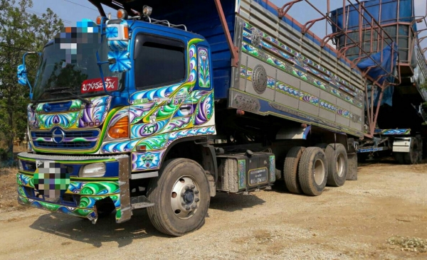 สิบล้อพ่วง ฮีโน่ 344ปี56แม่ลูก3คาน ดั้มมีเนียม สวยๆสภาพดีเดิมๆสวยกริ๊ปพายในครบ เล่มทะเบียนพร้อมโอน