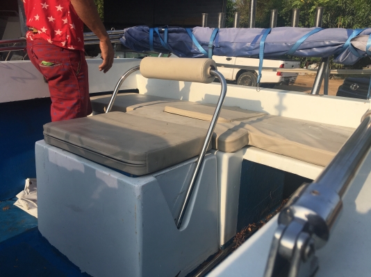 ขายเรือใหม่ลงน้ำสองครั้ง18ฟุต วางเครื่องวิ่งได้เลยไม่รวมเทลเลอร์