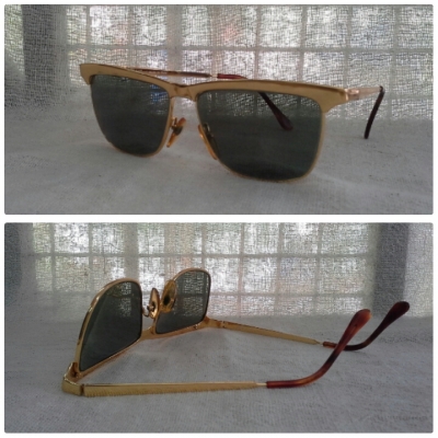 แว่นตาอิตาเลียนวินเทจ  Le Club Actif made in Italy  บิ๊กไซซ์!