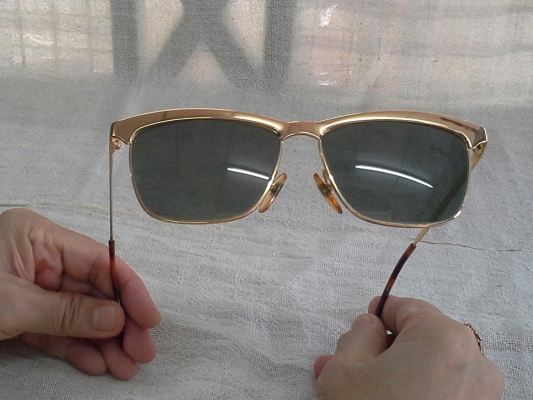 แว่นตาอิตาเลียนวินเทจ  Le Club Actif made in Italy  บิ๊กไซซ์!