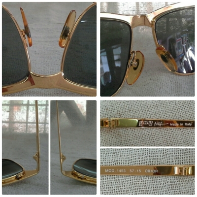 แว่นตาอิตาเลียนวินเทจ  Le Club Actif made in Italy  บิ๊กไซซ์!