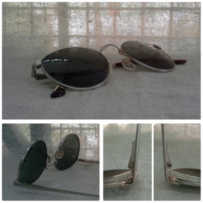 แว่นตาอาร์ติสท์ 'หยดน้ำ จอห์น เลนนอน'  ESPRIT made in USA  ราชสีห์เงิน!