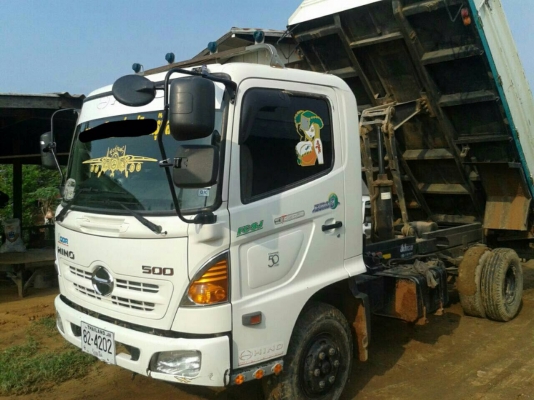 ขายรถหกล้อดัมพ์ HINO FC9J เครื่อง 145 แรง ปี 56 ไมล์ 5,3xx รถสวยเดิม ๆพร้อมใช้งาน