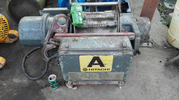 กว้านสริง(วินซ์) HITACHI JAPAN 1 ตัน.ไฟ 380V. สภาพสวยเดิมๆดึงนุ่มพร้อมใช้งานมาเทสก่อนได้.