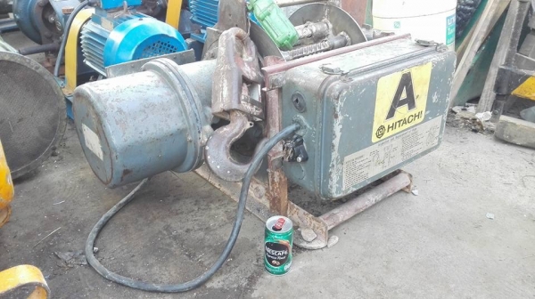 กว้านสริง(วินซ์) HITACHI JAPAN 1 ตัน.ไฟ 380V. สภาพสวยเดิมๆดึงนุ่มพร้อมใช้งานมาเทสก่อนได้.