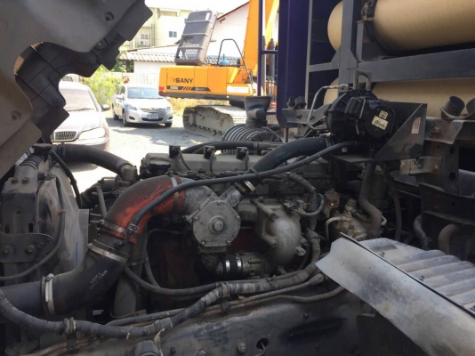 10ล้อดั้มมิเนียม HINO MEGA 500-260แรงม้าปี54 ติดก็าซ CNGโรงงาน