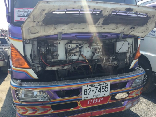 10ล้อดั้มมิเนียม HINO MEGA 500-260แรงม้าปี54 ติดก็าซ CNGโรงงาน