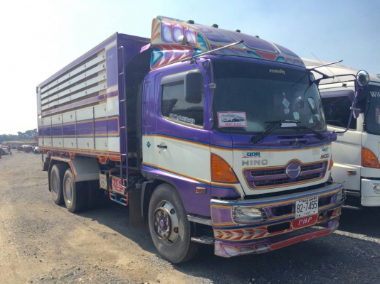 10ล้อดั้มมิเนียม HINO MEGA 500-260แรงม้าปี54 ติดก็าซ CNGโรงงาน
