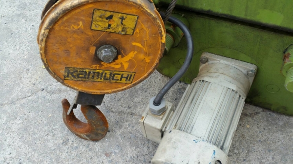 ขาย รอก วินช์ สลิง ไฟฟ้า ขนาด 1 ตัน เก่าญี่ปุ่น ขาย รอก วินช์ สลิง ไฟฟ้า ขนาด 1 ตัน เก่าญี่ปุ่น